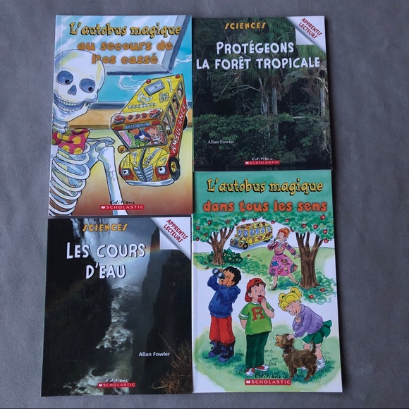 FRENCH ~ Set of 4 ~ Science Readers ~ Brand New! - Picture 1 of 16